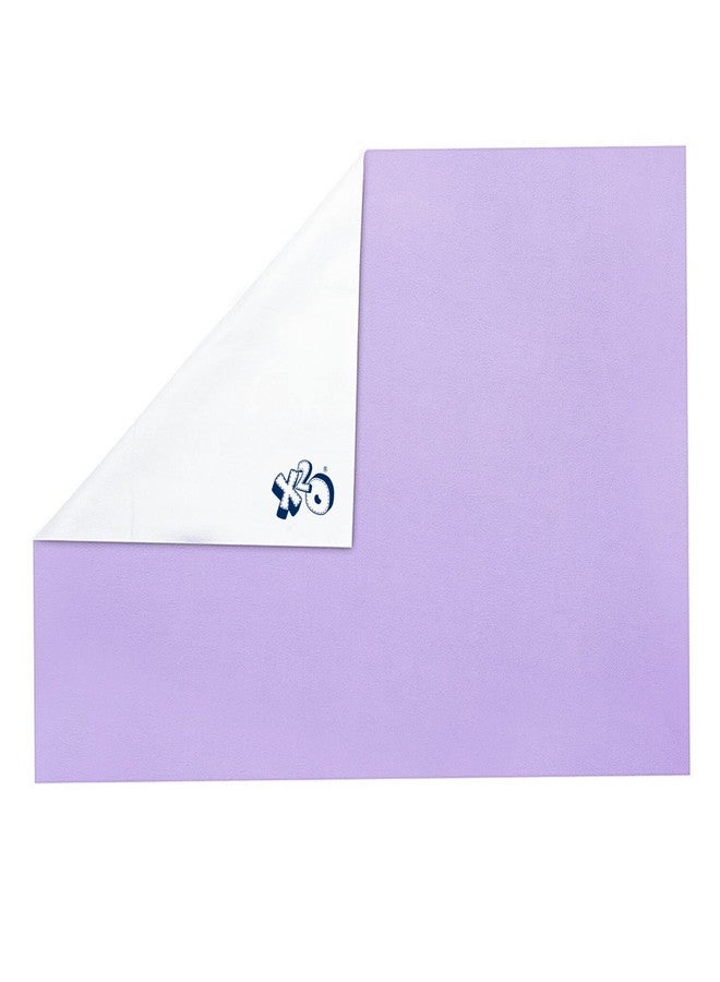x2o Baby Fabric Made with Soft and Skin Friendly Fleece Material(Light Purple)(Pack of 1)(70x100 cms) - Image 3